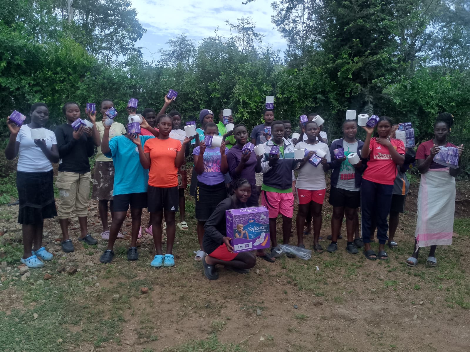 Sanitary towel delivery